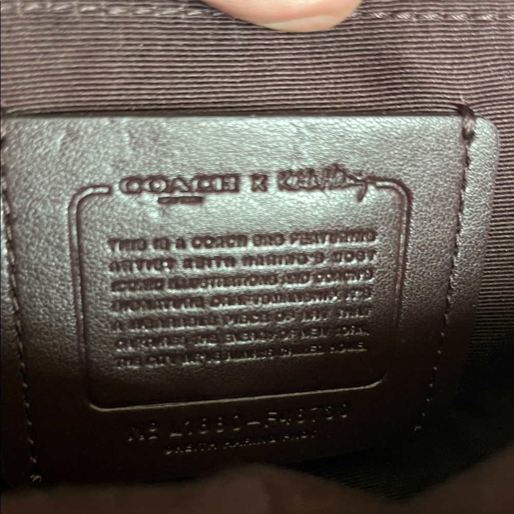 Special Edition Coach by Keith Haring Brown and Tan Mini Canteen Crossbody - Picture 10 of 10